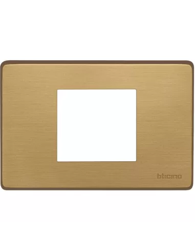 Bticino 503//23a//br magic plate 2p centered bronze